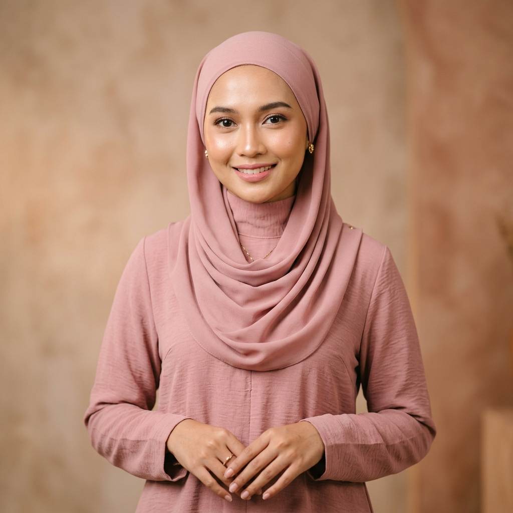 Gamis Elegant Satin Finish