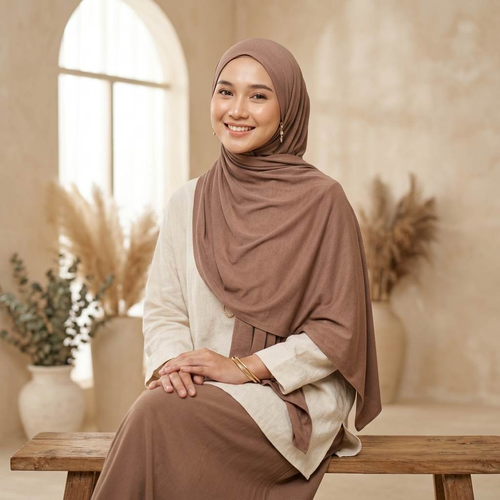 Bergo Zahra Instant Jersey Soft Pad
